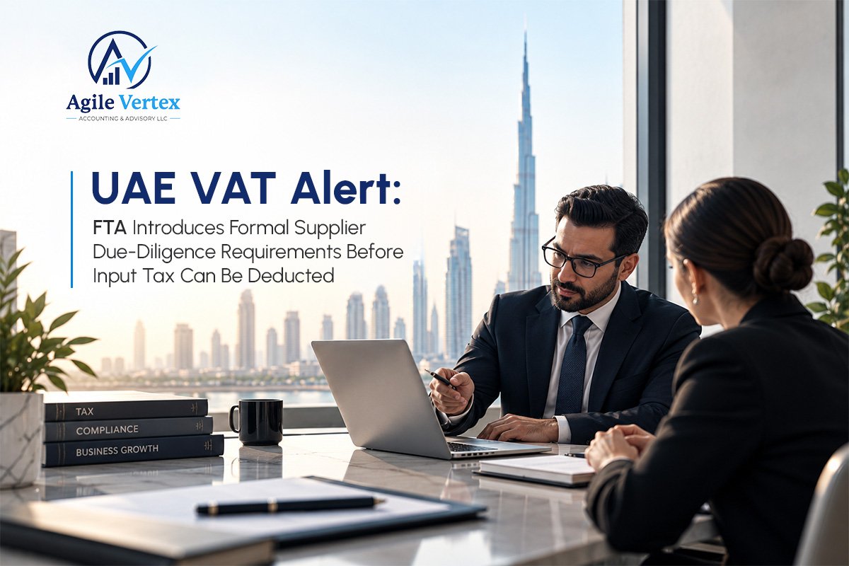 UAE VAT supplier due-diligence requirements for input tax deduction